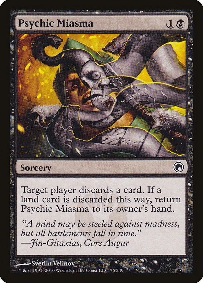 Psychic Miasma (76) - Scars of Mirrodin (SOM)
