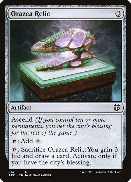 Orazca Relic (213) - Forgotten Realms Commander (AFC)