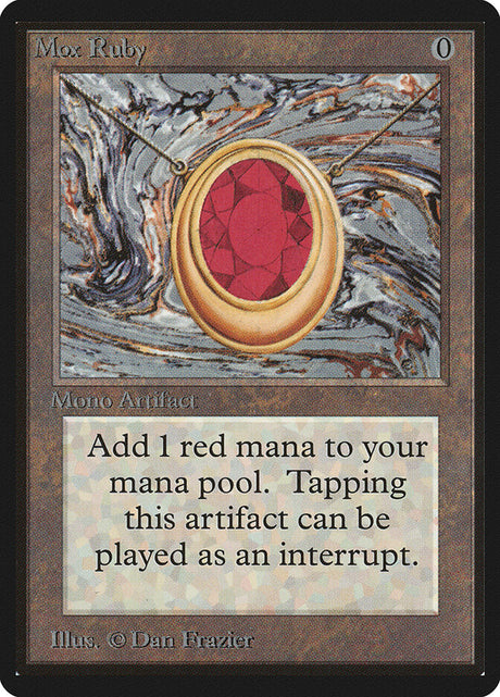 Mox Ruby (265) - Limited Edition Beta (LEB)