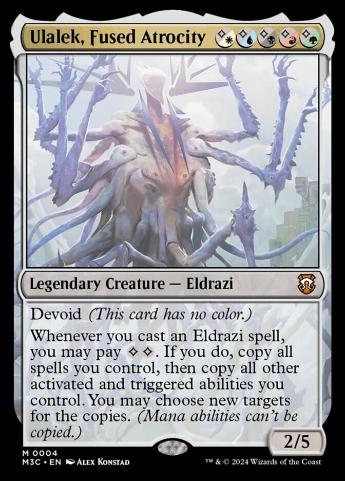 Ulalek, Fused Atrocity - [Foil] Modern Horizons 3 Commander (M3C)