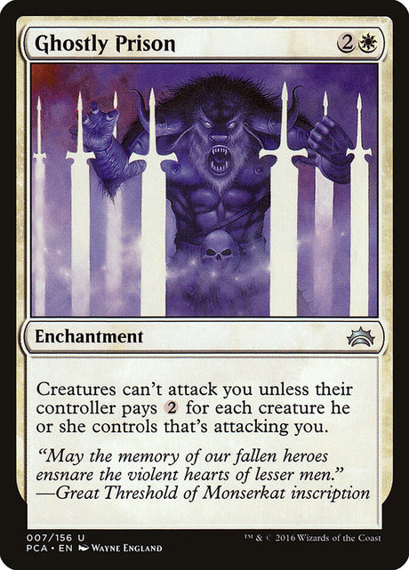 Ghostly Prison (7) - Planechase Anthology (PCA)