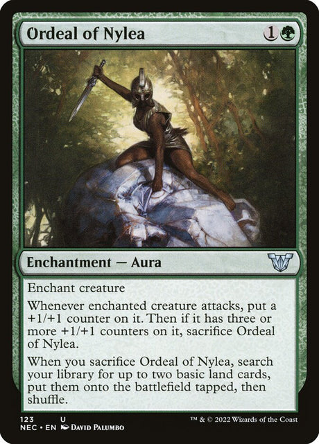 Ordeal of Nylea (123) - Neon Dynasty Commander (NEC)