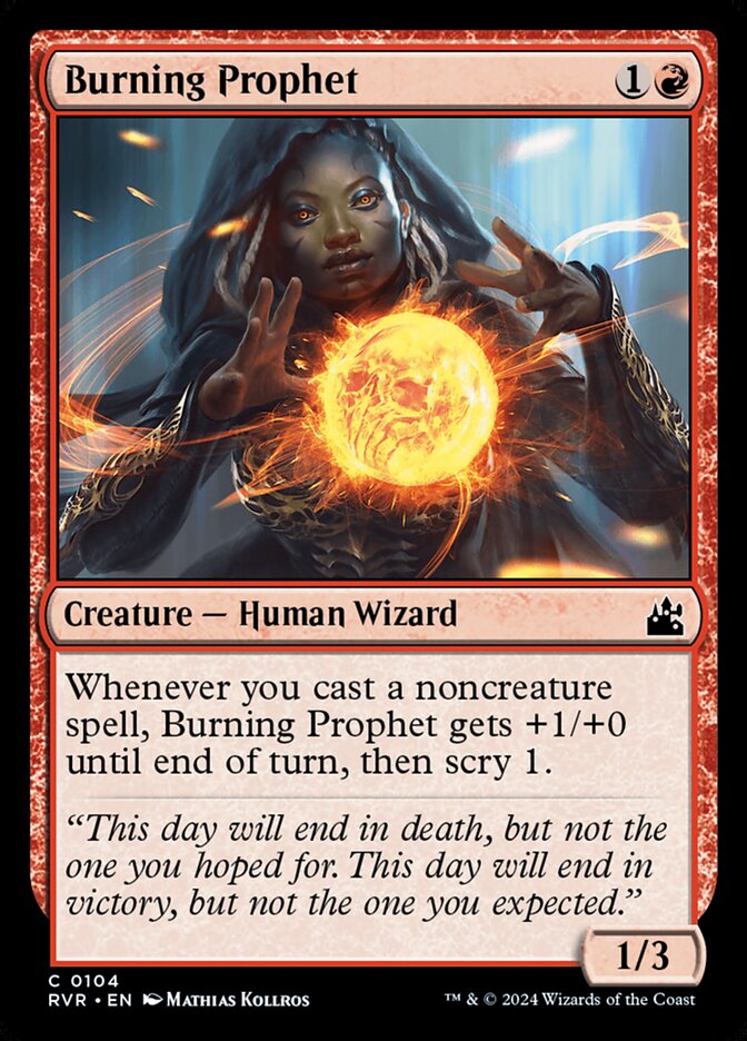 Burning Prophet (104) - Ravnica Remastered (RVR)