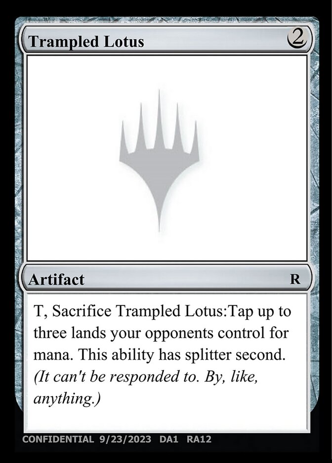 Trampled Lotus (RA12b) - Unknown Event (UNK)