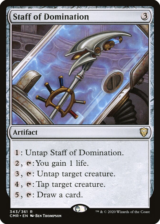 Staff of Domination (343) - Commander Legends (CMR)