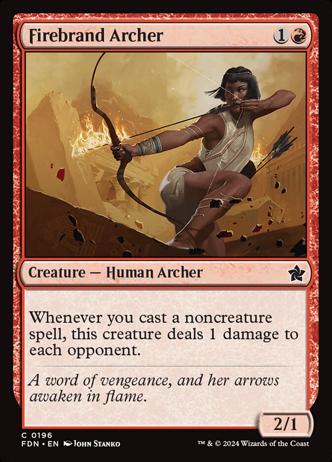 Firebrand Archer (196) - Foundations (FDN)