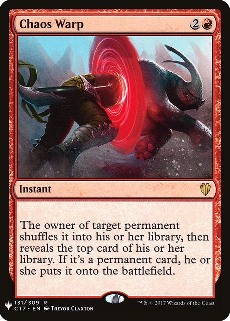 Chaos Warp (C17-131) - The List (PLST)