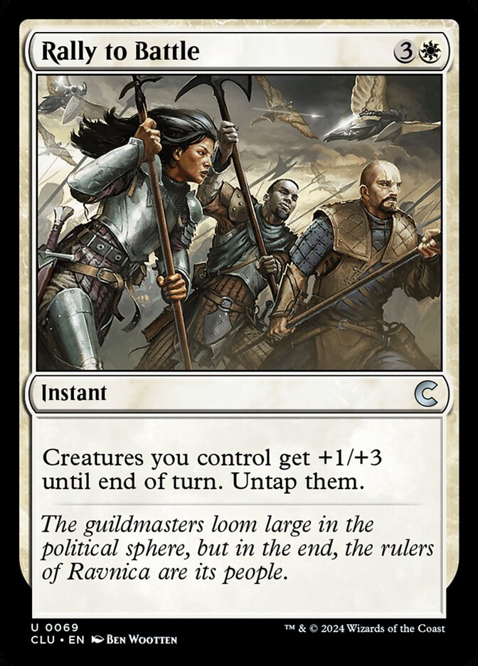 Rally to Battle (69) - Ravnica: Clue Edition (CLU)