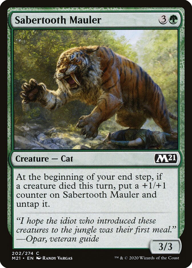 Sabertooth Mauler (202) - Core Set 2021 (M21)
