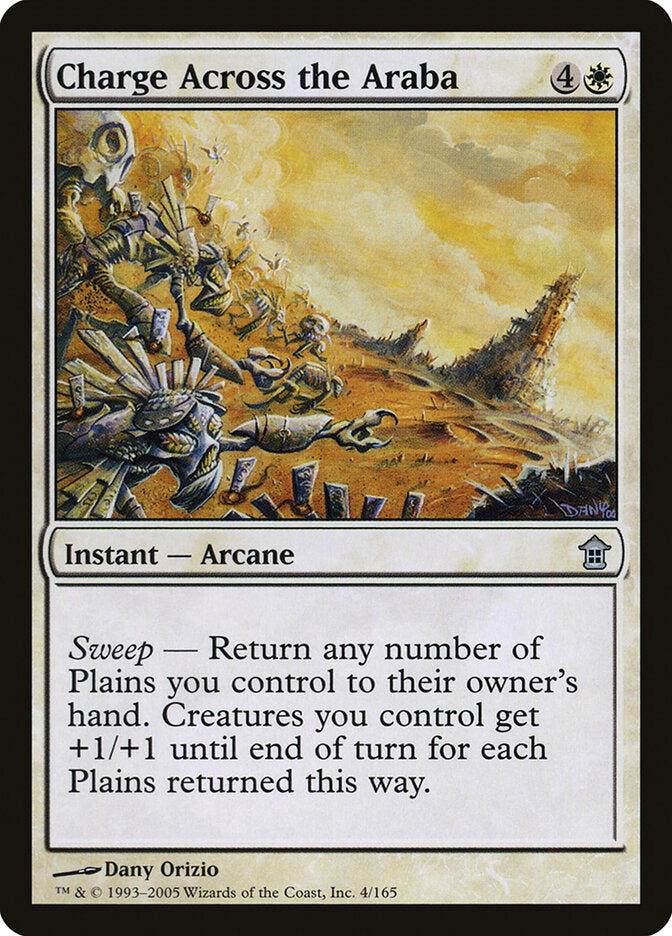 Charge Across the Araba (4) - Saviors of Kamigawa (SOK)