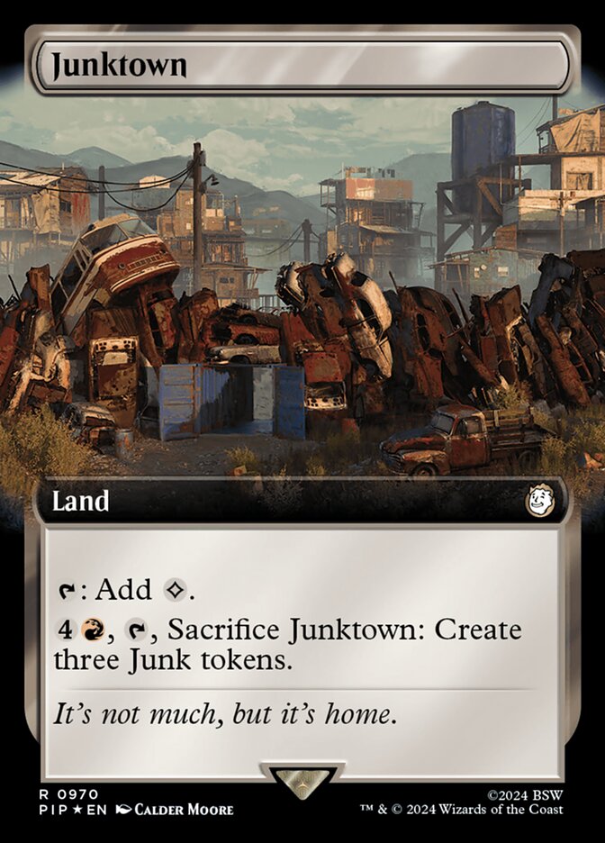 Junktown - [Surge Foil, Extended Art] Fallout (PIP)