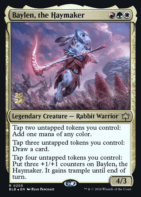 Baylen, the Haymaker (205s) - Bloomburrow Promos (PBLB)