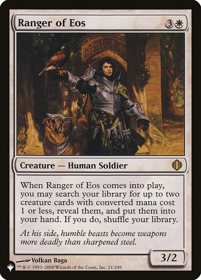 Ranger of Eos (ALA-21) - The List (PLST)