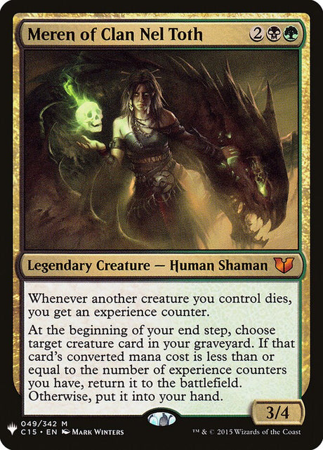 Meren of Clan Nel Toth (C15-49) - The List (PLST)