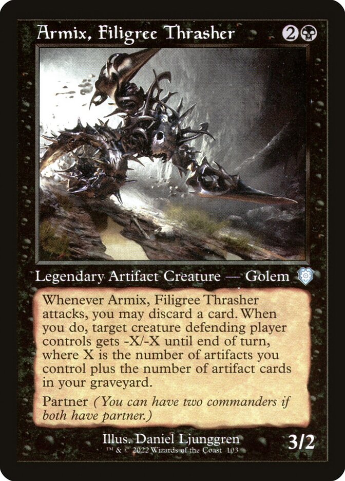 Armix, Filigree Thrasher (103) - The Brothers' War Commander (BRC)