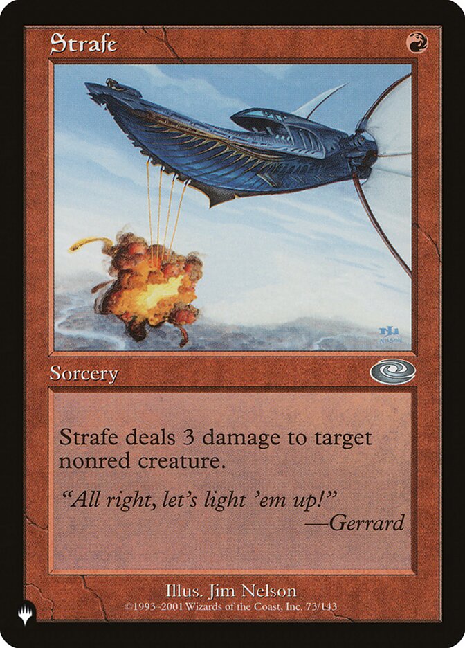 Strafe (PLS-73) - The List (PLST)
