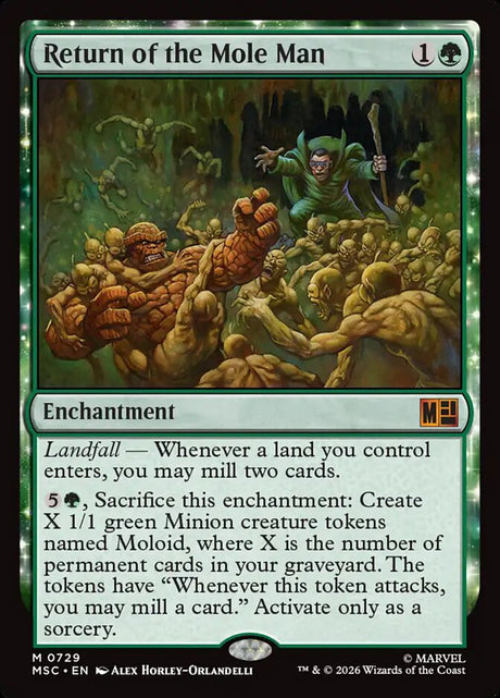Return of the Mole Man (729) - Marvel Super Heroes Commander (MSC)