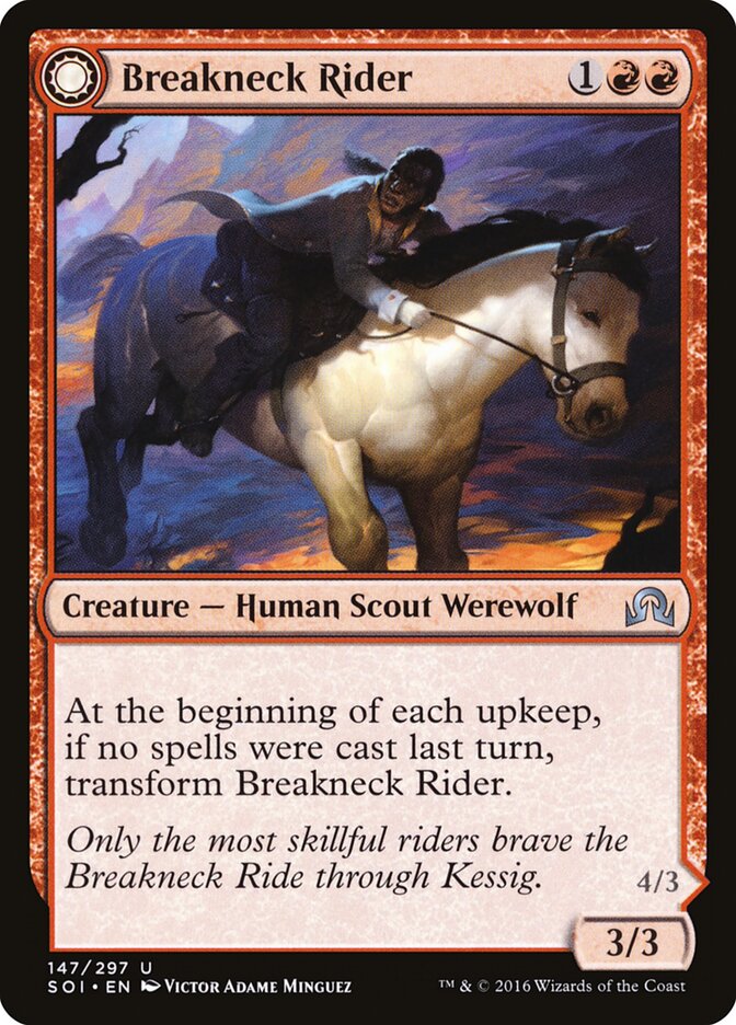 Breakneck Rider // Neck Breaker (147) - Shadows over Innistrad (SOI)