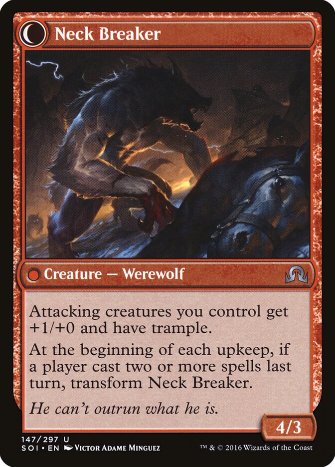 Breakneck Rider // Neck Breaker (147) - Shadows over Innistrad (SOI)