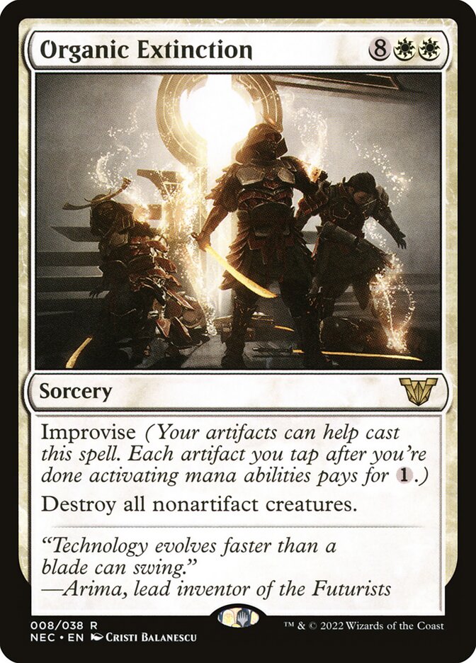 Organic Extinction (8) - Neon Dynasty Commander (NEC)