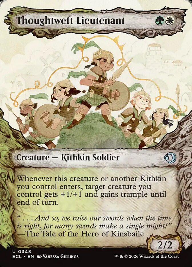 Thoughtweft Lieutenant (343) - Lorwyn Eclipsed (ECL)
