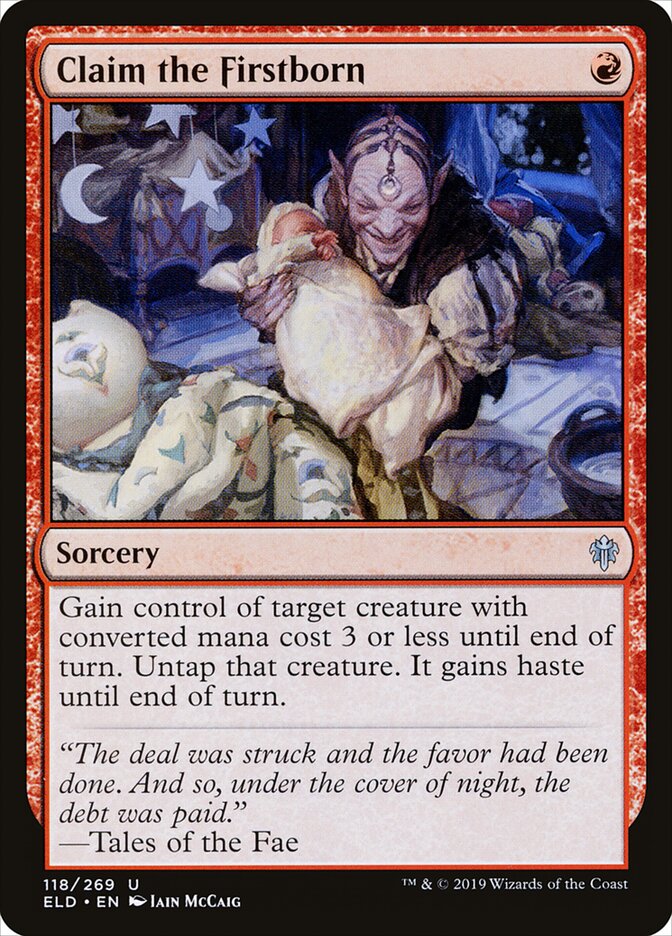Claim the Firstborn (118) - Throne of Eldraine (ELD)
