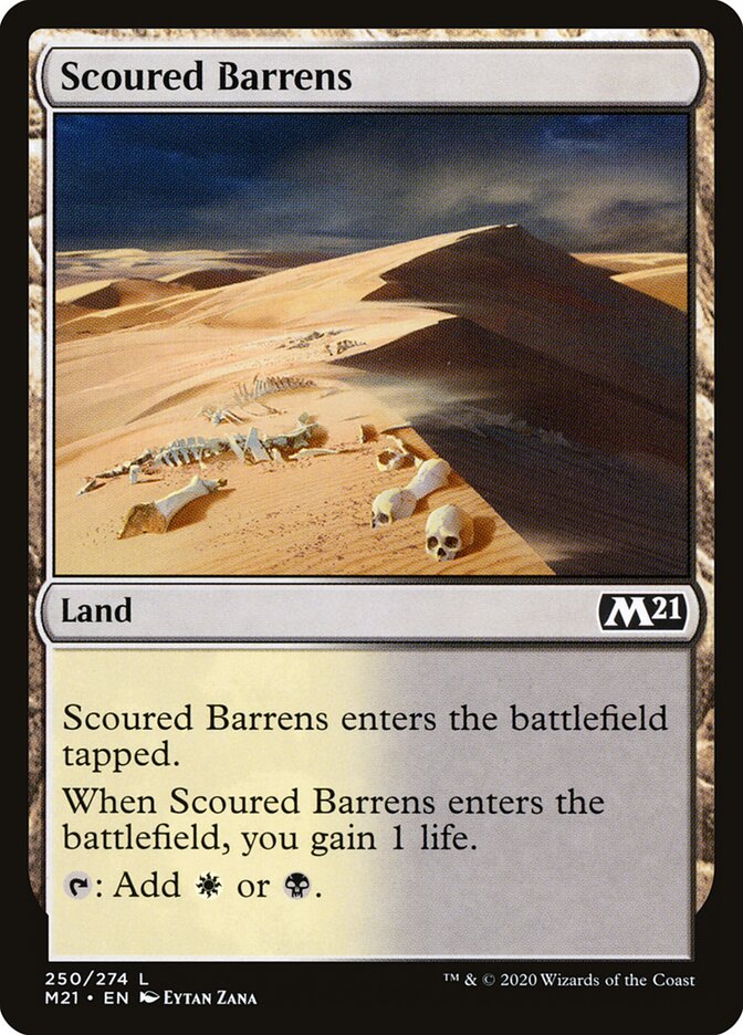 Scoured Barrens (250) - Core Set 2021 (M21)