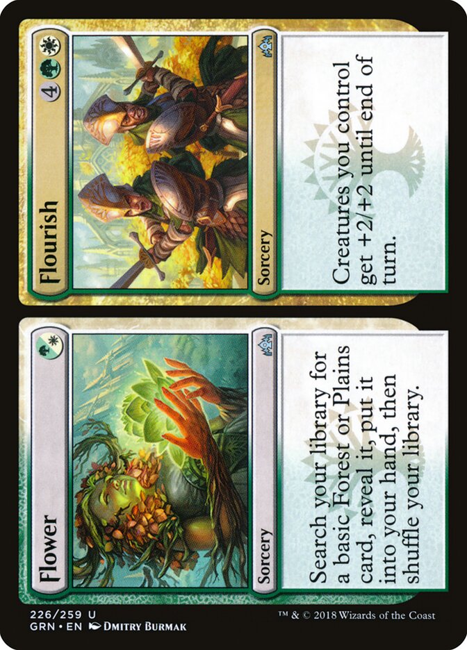 Flower // Flourish (226) - Guilds of Ravnica (GRN)