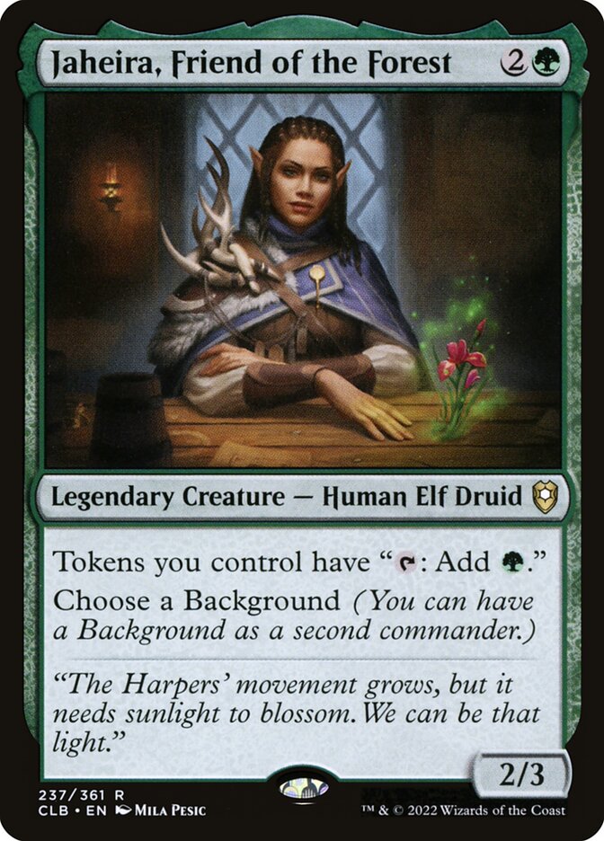 Jaheira, Friend of the Forest (237) - Commander Legends: Battle for Baldur's Gate (CLB)