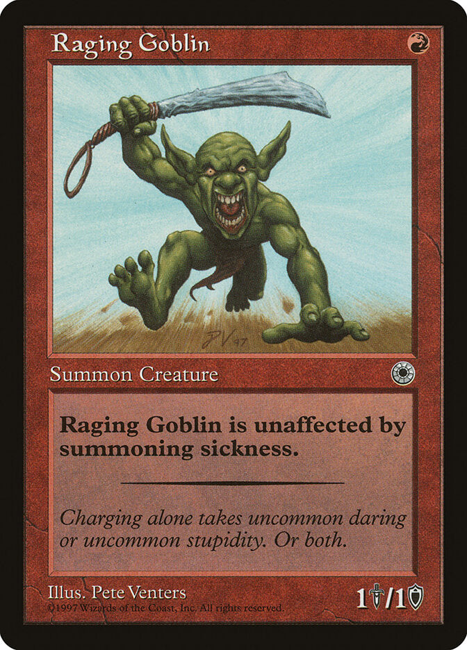Raging Goblin (145) - Portal (POR)