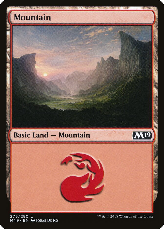 Mountain (275) - Core Set 2019 (M19)