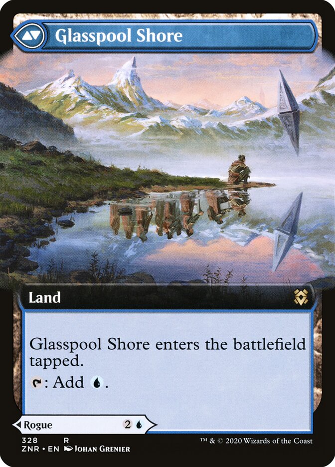 Glasspool Mimic // Glasspool Shore (328) - Zendikar Rising (ZNR)