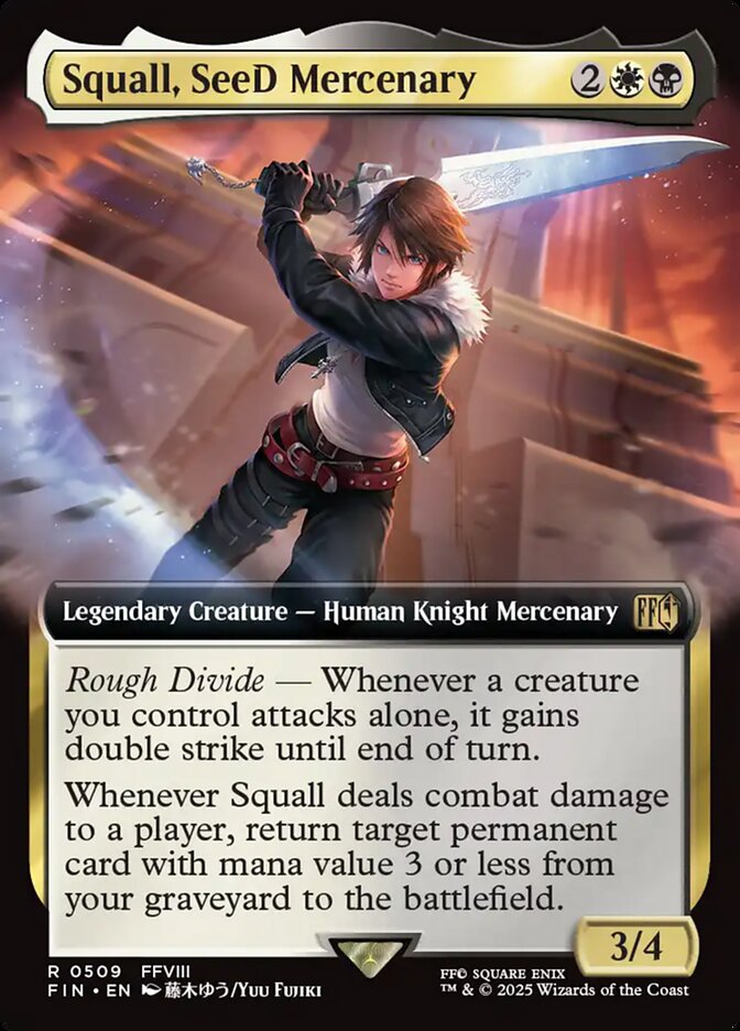 Squall, SeeD Mercenary (509) - [Extended Art] Final Fantasy (FIN)