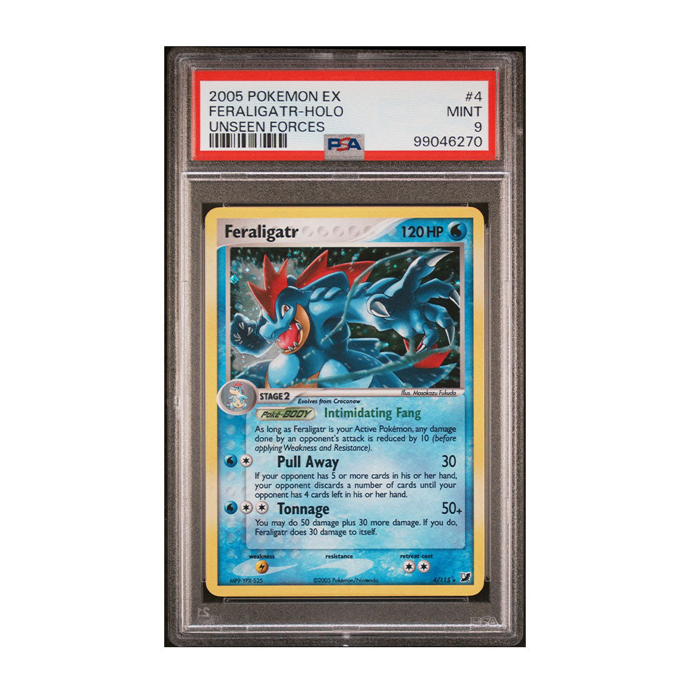 Feraligatr [Holo, Graded PSA 9] - Unseen Forces (UF)
