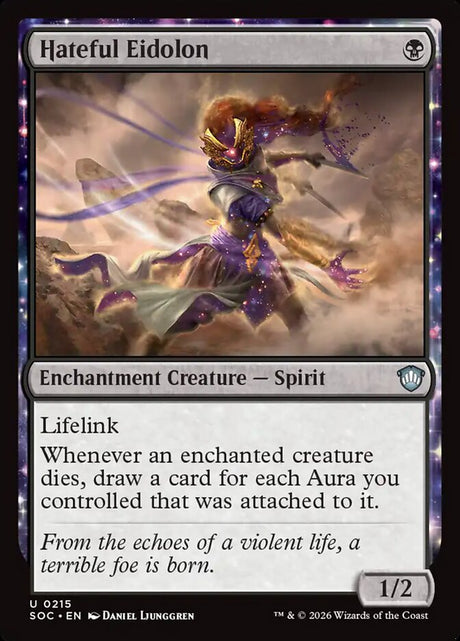 Hateful Eidolon (215) - Secrets of Strixhaven Commander (SOC)