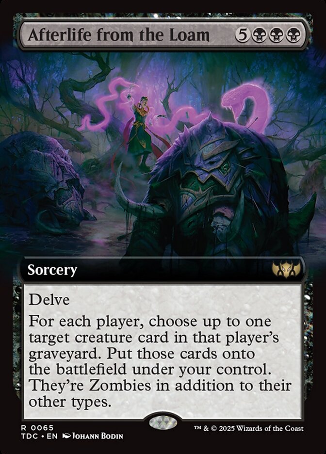 Afterlife from the Loam - [Extended Art] Tarkir: Dragonstorm Commander (TDC)