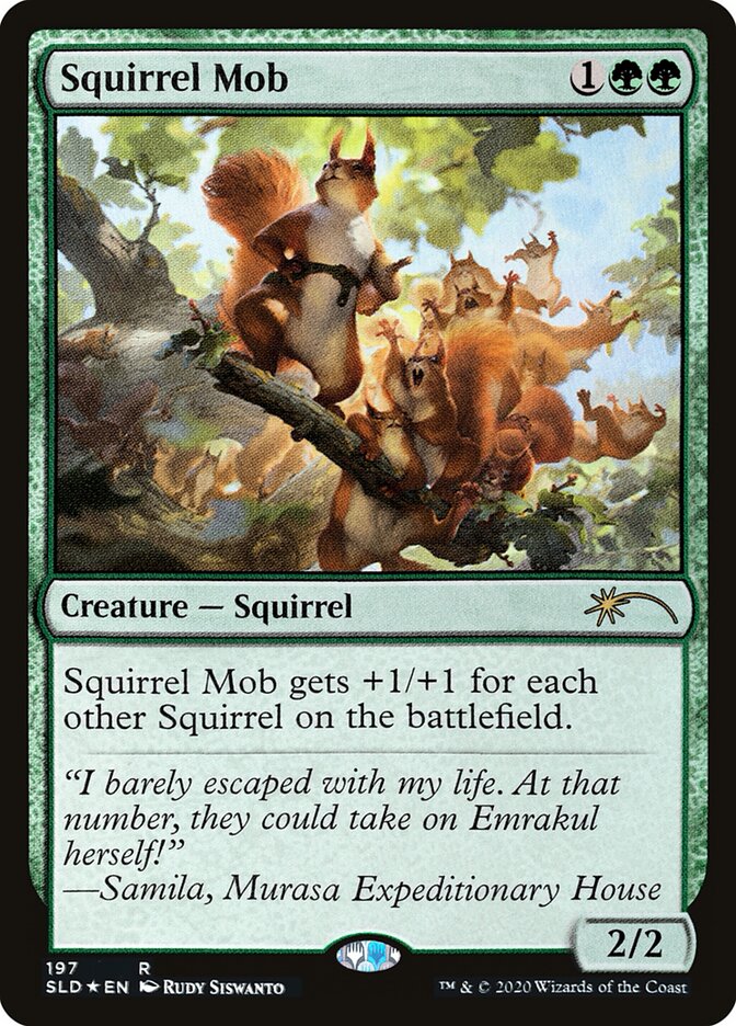 Squirrel Mob (197) - Secret Lair Drop (SLD)