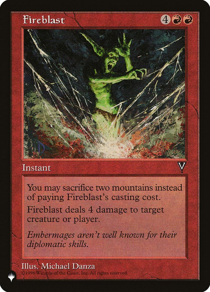 Fireblast (VIS-79) - The List (PLST)