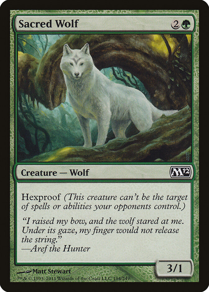 Sacred Wolf (194) - Magic 2012 (M12)