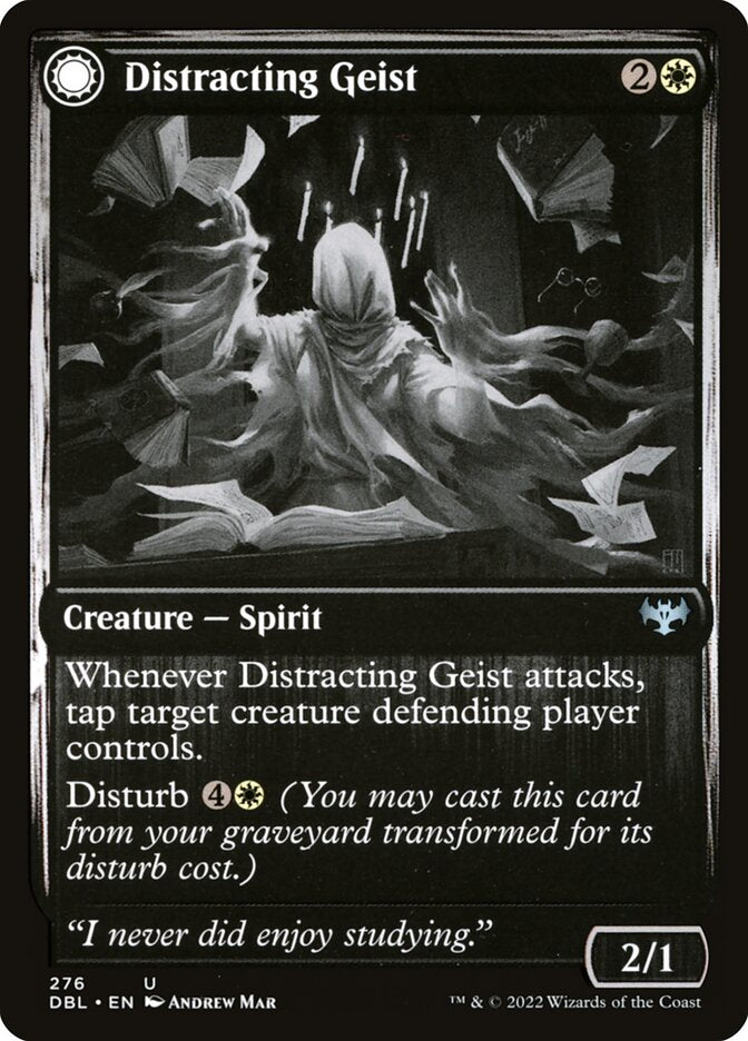 Distracting Geist // Clever Distraction - [Foil] Innistrad: Double Feature (DBL)
