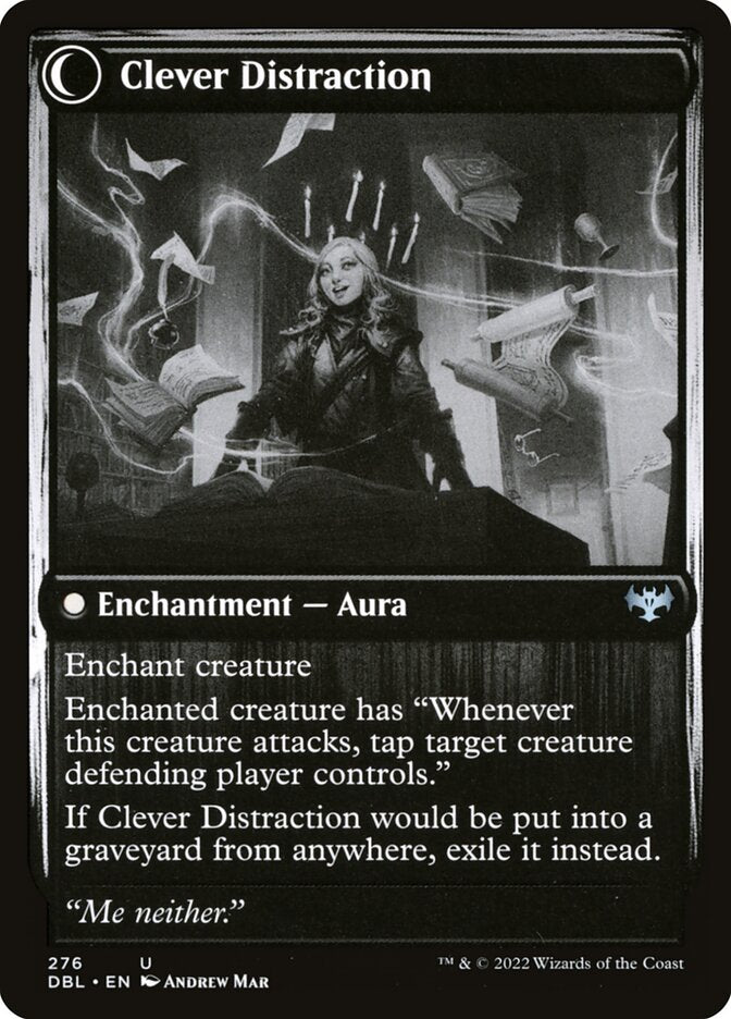Distracting Geist // Clever Distraction (276) - Innistrad: Double Feature (DBL)