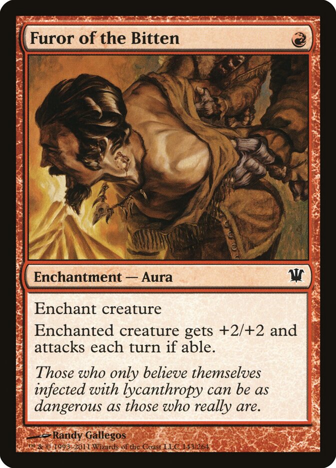 Furor of the Bitten (143) - Innistrad (ISD)