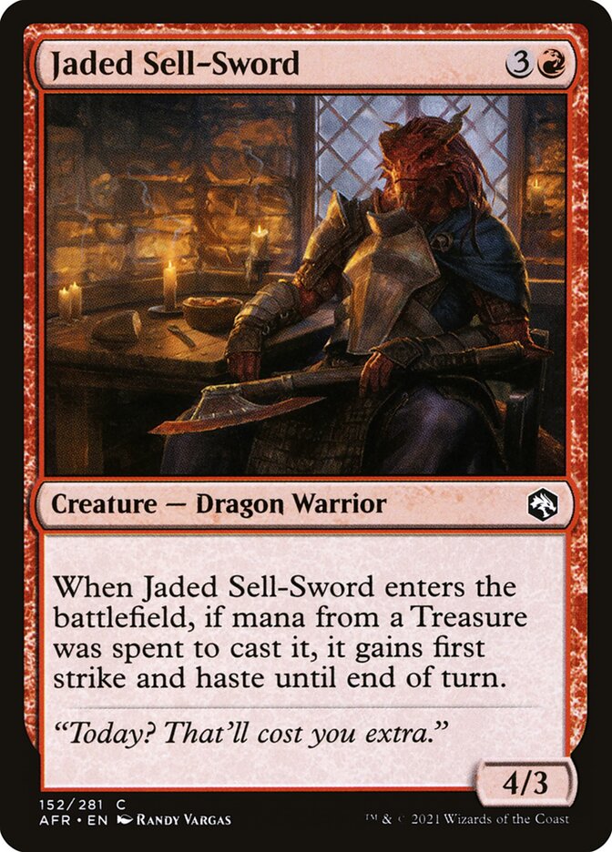 Jaded Sell-Sword (152) - Adventures in the Forgotten Realms (AFR)