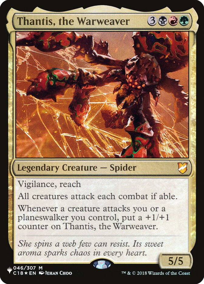 Thantis, the Warweaver - The List (PLST)