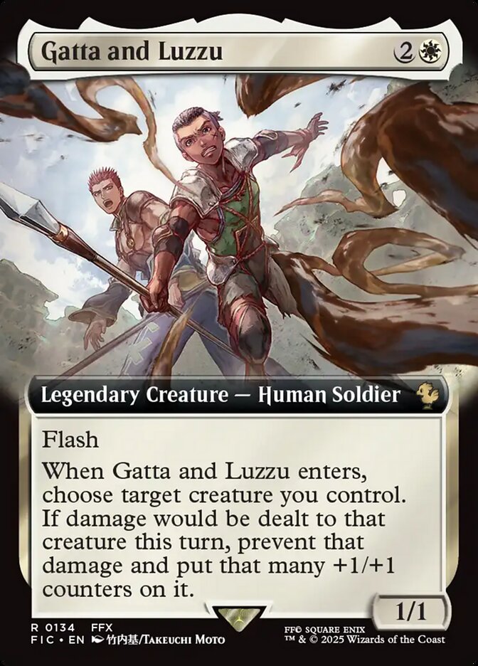 Gatta and Luzzu (134) - [Extended Art] Final Fantasy Commander (FIC)