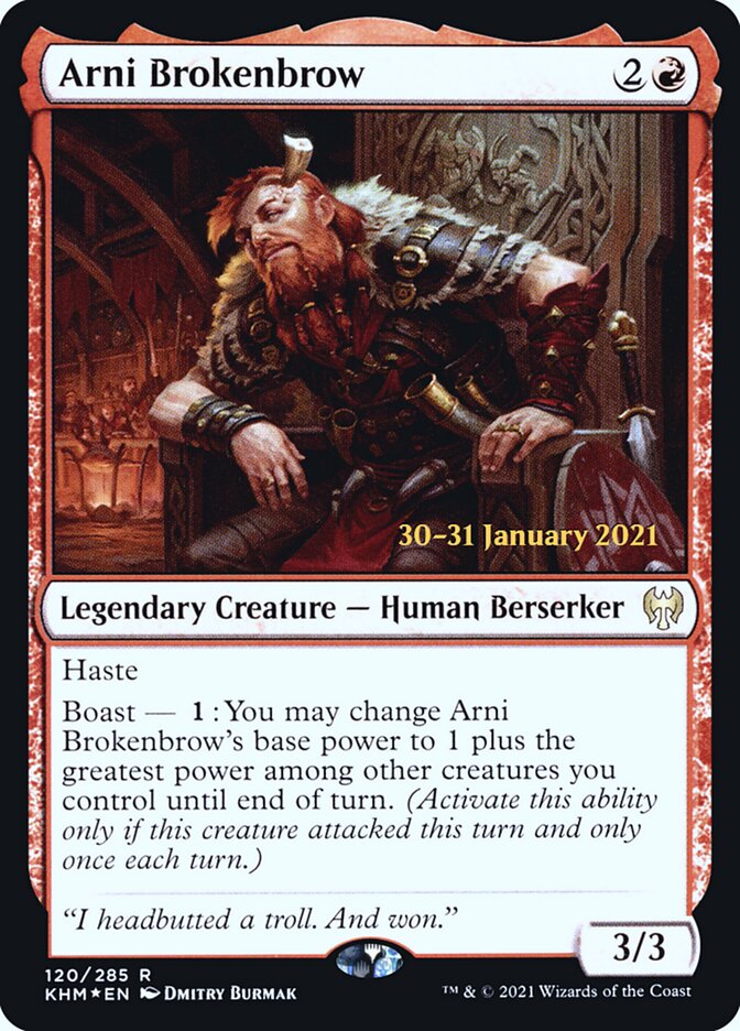 Arni Brokenbrow (120s) - Kaldheim Promos (PKHM)