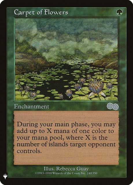 Carpet of Flowers (USG-240) - The List (PLST)