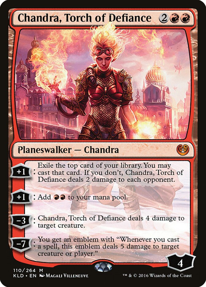 Chandra, Torch of Defiance (110) - Kaladesh (KLD)