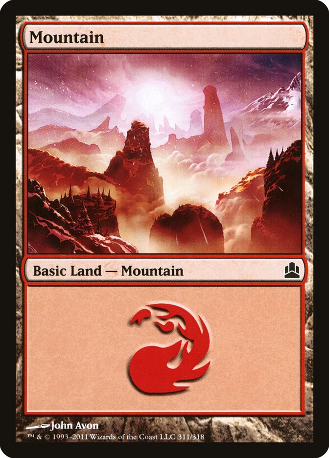 Mountain (311) - Commander 2011 (CMD)