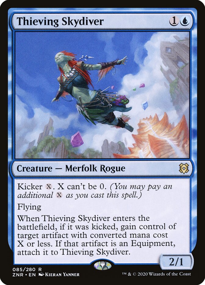 Thieving Skydiver (85) - Zendikar Rising (ZNR)